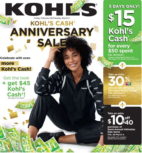 kohls sales